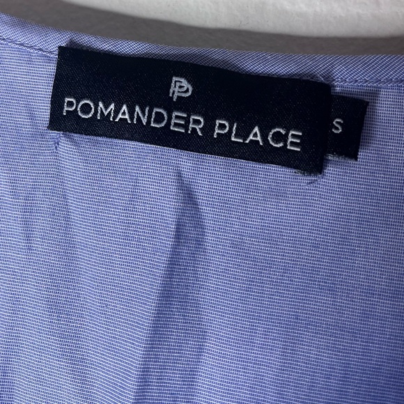 Tuckernuck Pomander Place Chambray Lucy Tie Waist Mini Dress - Picture 12 of 16